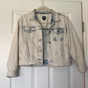 Gap Denim Acid Washed Vintage Jacket in Small
